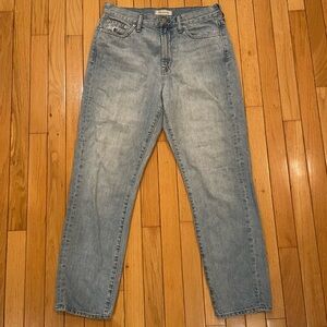 Madewell, The Perfect Vintage Jean Light Wash Women’s Size 29 High Rise